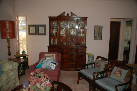 The Great Room china cabinet