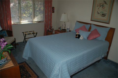 Bedroom #2 with before blue
