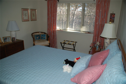 Bedroom #2 with before blue
