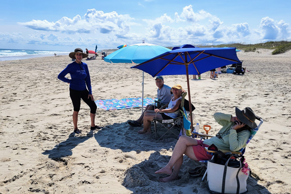 Hangin' out on the beach!